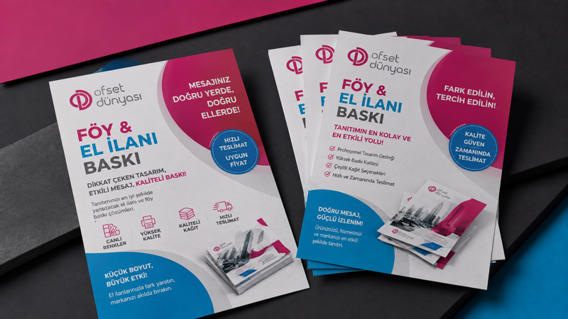 Föy & El İlanı Baskı